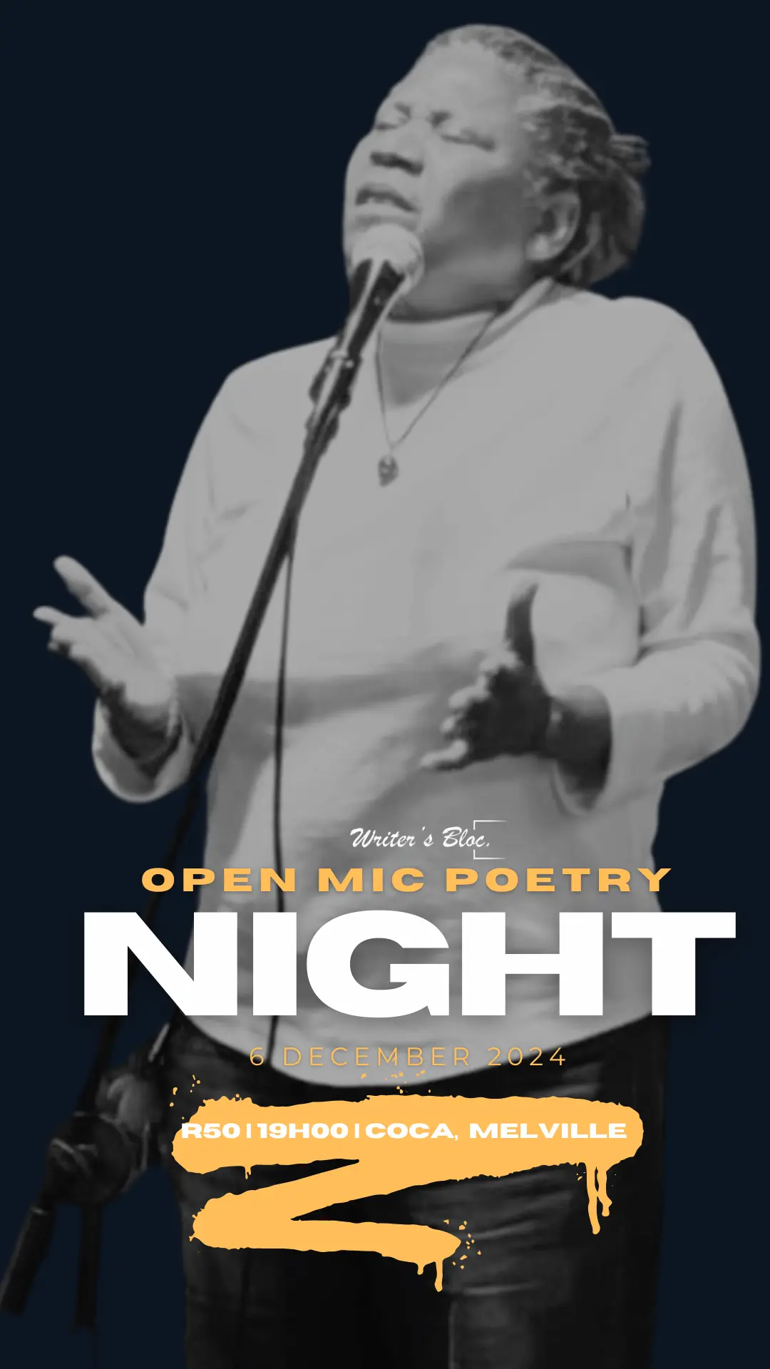 Open Mic Poetry Night in Johannesburg